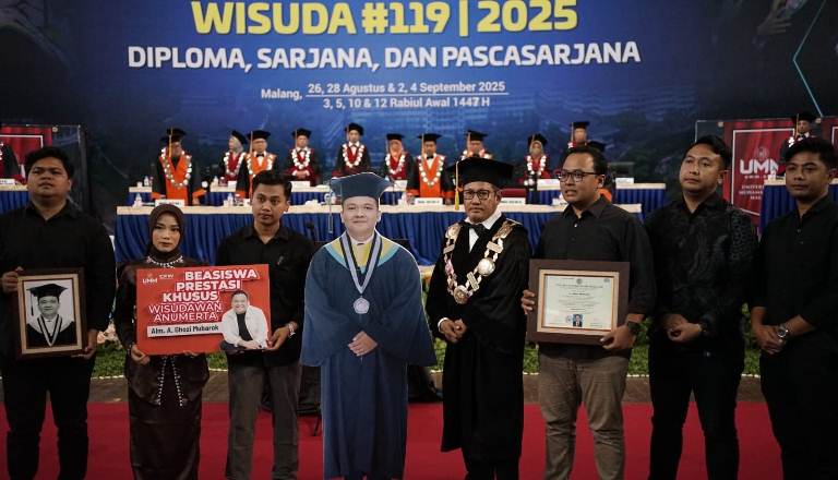 Beasiswa Pengembalian Biaya dan Wisudawan Anumerta untuk Ghozi