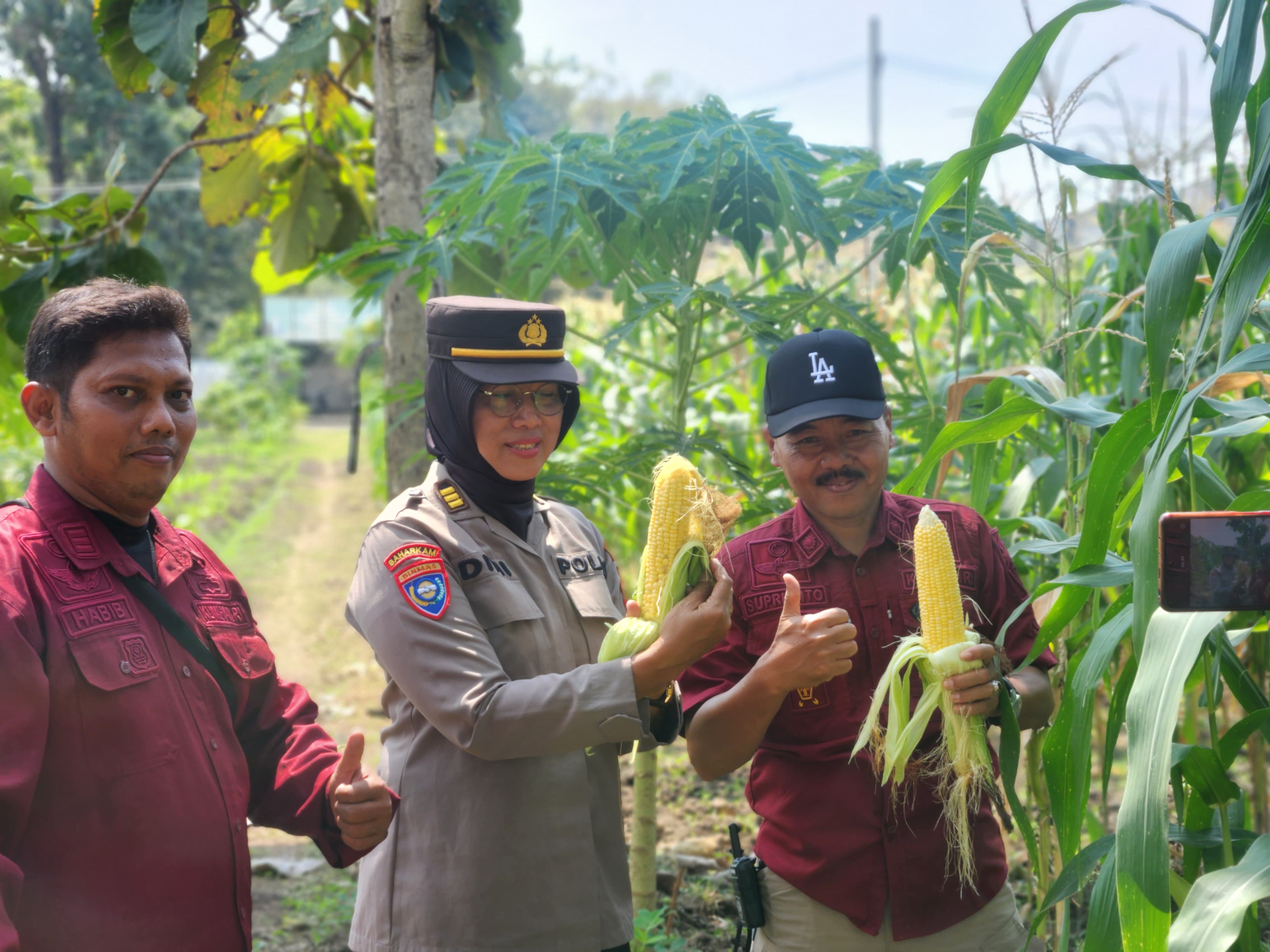 Satbinmas Polresta Sidoarjo Turun ke Porong dan Jabon, Perkuat Optimalisasi Langkah Ketahanan Pangan Daerah