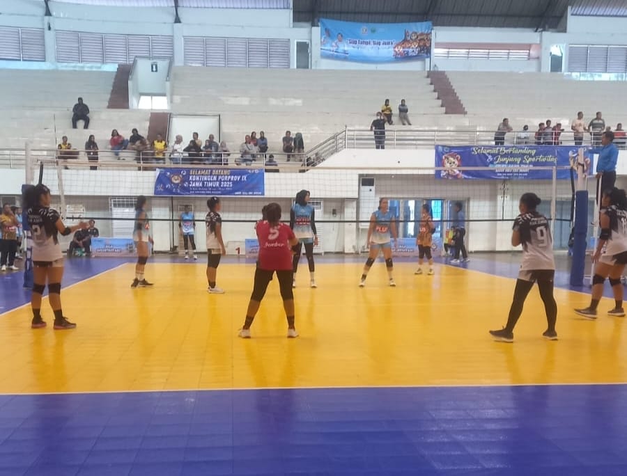 Tim Voli Putri Jember Gagal Lolos Semifinal Porprov IX, Tak Mampu Balas Kekalahan Beruntun dari Gresik