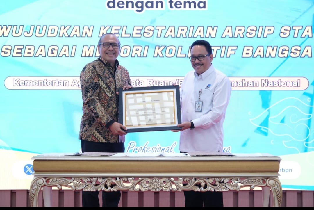 Raih Penghargaan ANRI, Kementerian ATR/BPN Upayakan Pengelolaan Arsip Semakin Baik