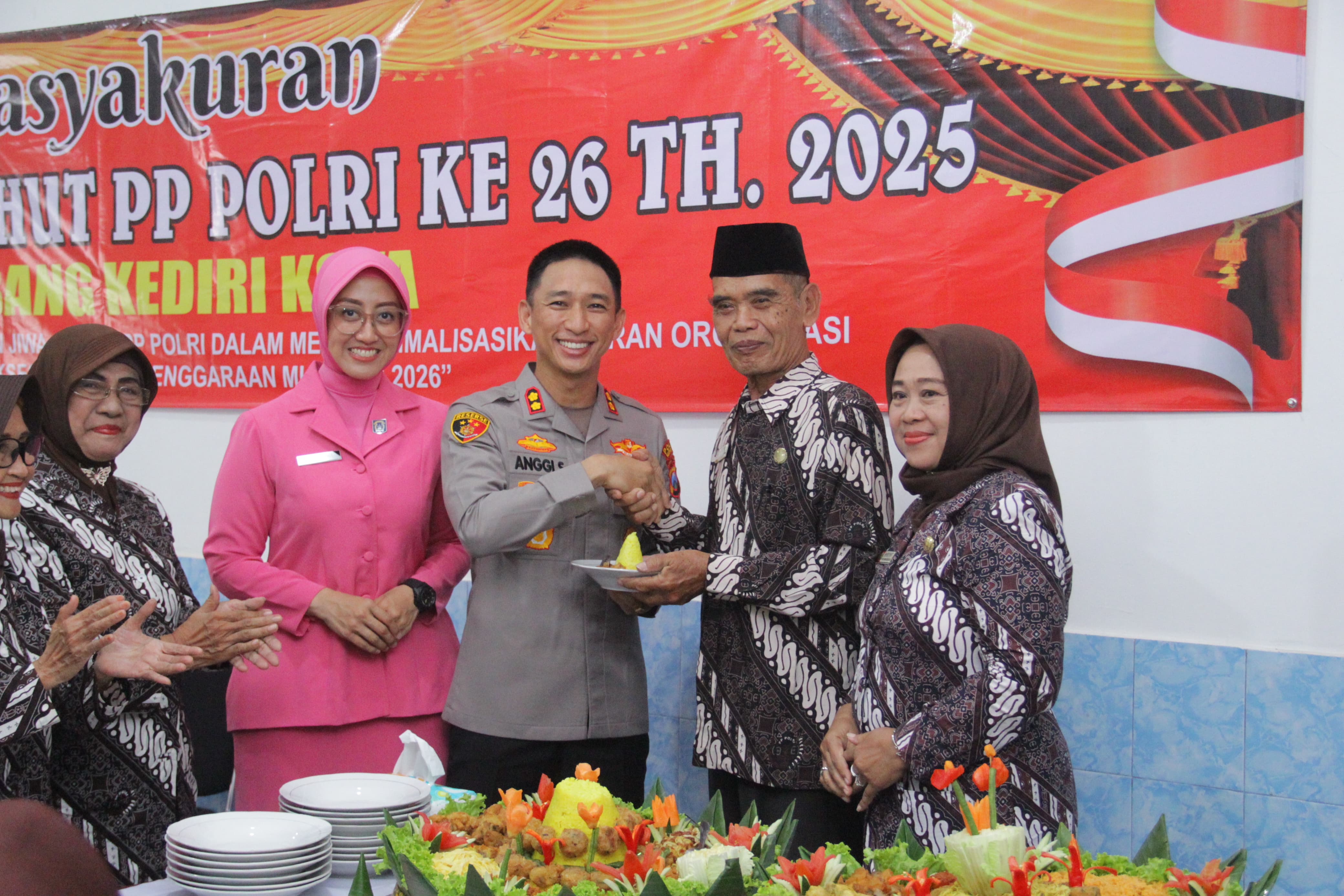 Perkokoh Semangat Pengabdian dan Jiwa Juang, PP Polri Cabang Kediri Kota Gelar HUT Ke-XXVI