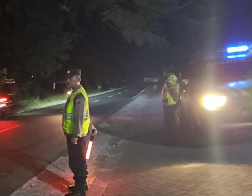 KRYD Polres Ngawi dengan Patroli Blue Light Jaga Harkamtibmas di Kwadungan