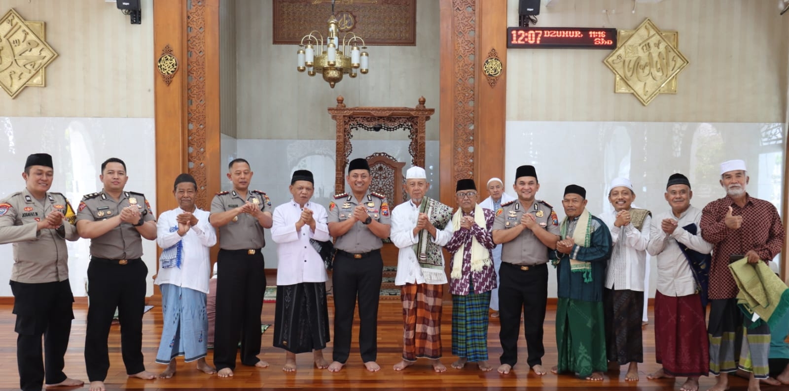 Gelar Jumat Keliling di Masjid, Polresta Malang Kota Perkuat Sinergi