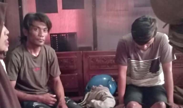 Dua Maling Motor di Area Sekolah Granti Pasuruan Tertangkap