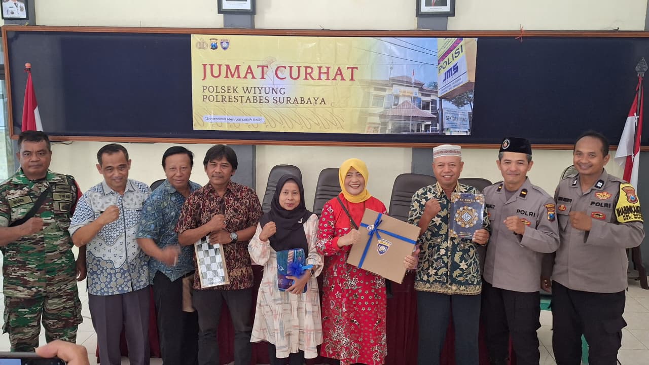 Polsek Wiyung Gelar Jumat Curhat, Warga Soroti Pelanggaran Lalin dan Kriminalitas