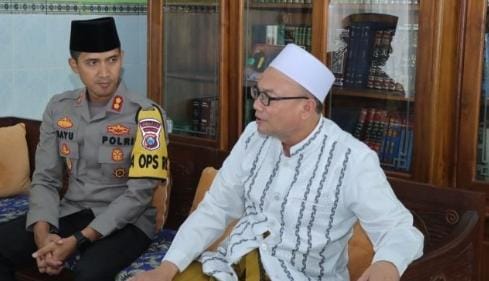 Kapolres Pasuruan Silaturahmi ke Ulama, Ketua MUI: Tolak Kampanye Hitam