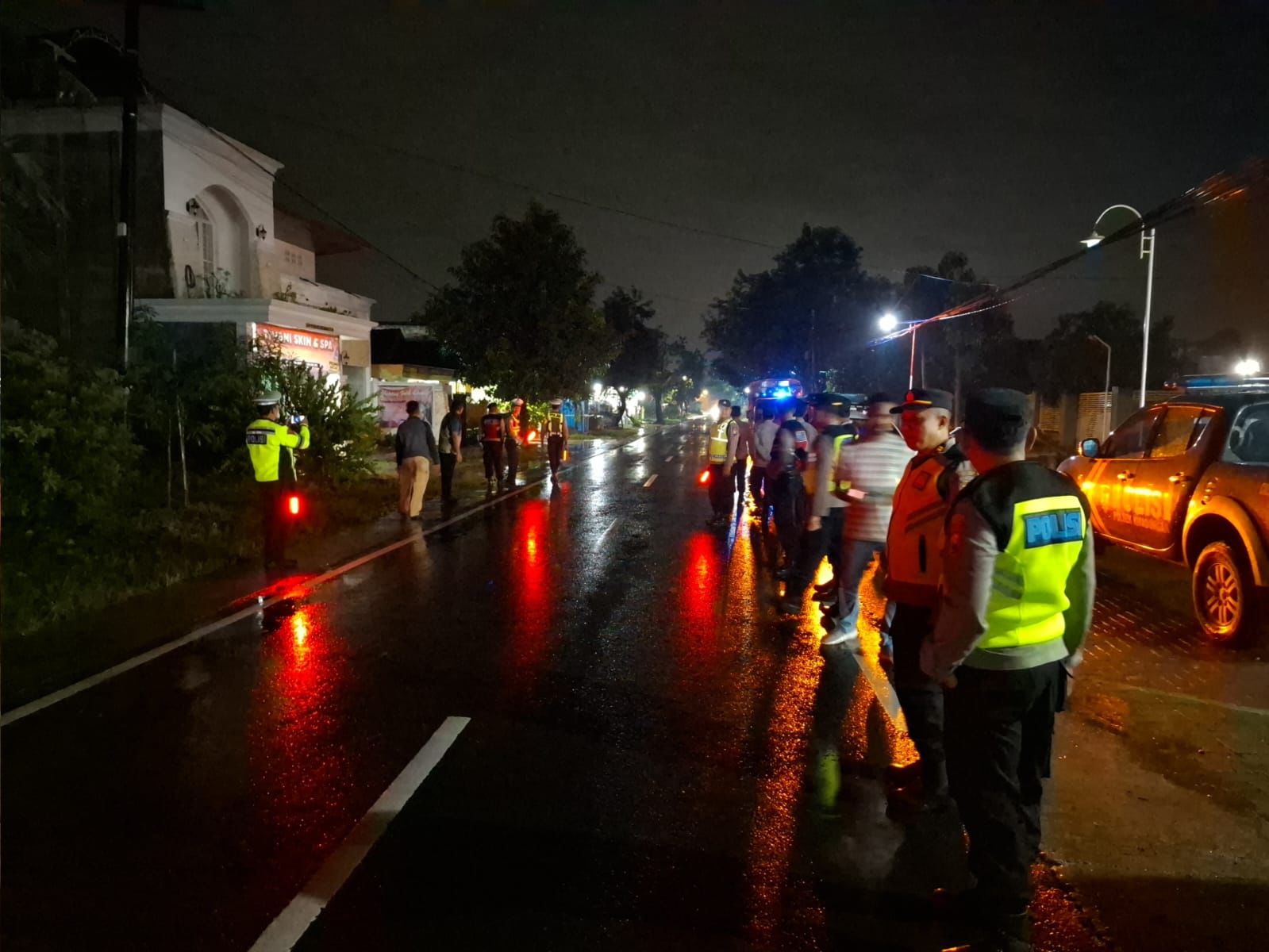 Polres Ngawi Bersama Polsek Jajaran Laksanakan Penyekatan Warga PSHT 