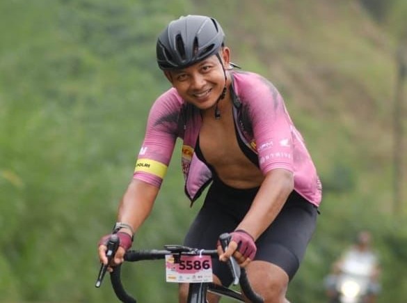 Anggota Polresta Malang Kota Wakili Ajang Balap Sepeda Nasional