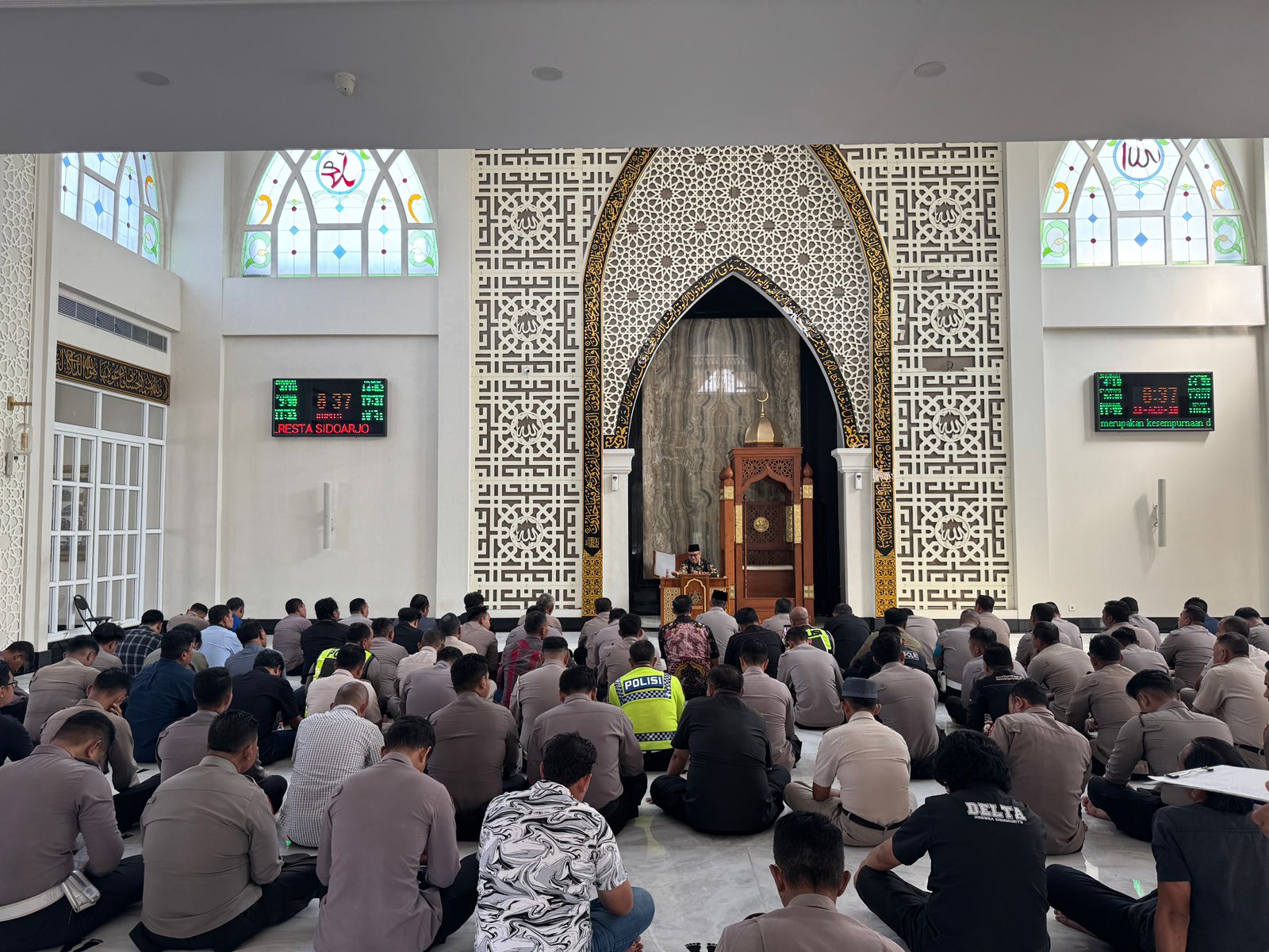 Polresta Sidoarjo Gelar Binrohtal, Tingkatkan Keimanan dan Ketaqwaan Anggota