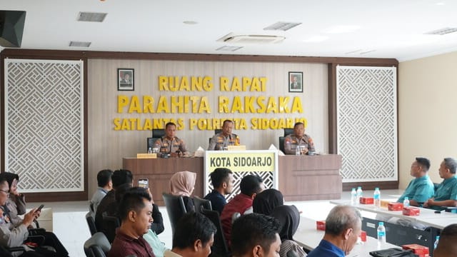 Optimalkan Peran Satkamling, Polresta Sidoarjo Bekali Pelatihan Anggota
