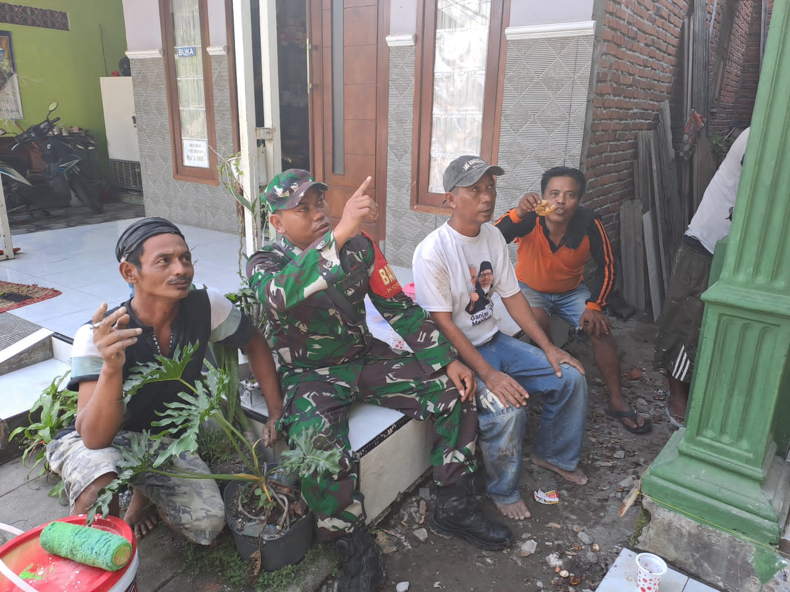 Warga Desa Penambangan Bersyukur Atas Hasil TMMD Ke-120 Kodim 0816/Sidoarjo