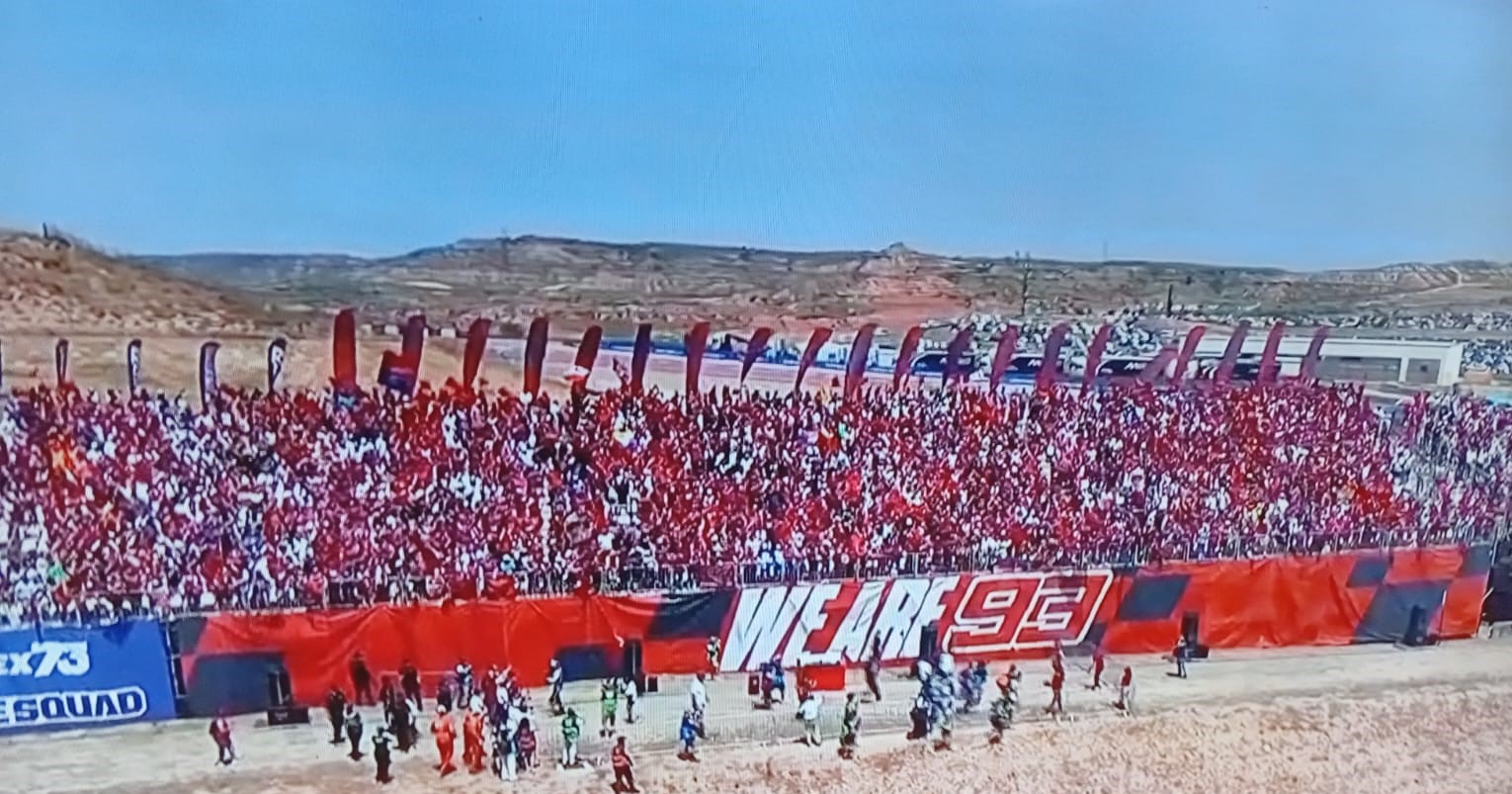 Juara GP Aragon, Duo Marquez Datangi Podium We Are 93 dan Blue Skuad 73