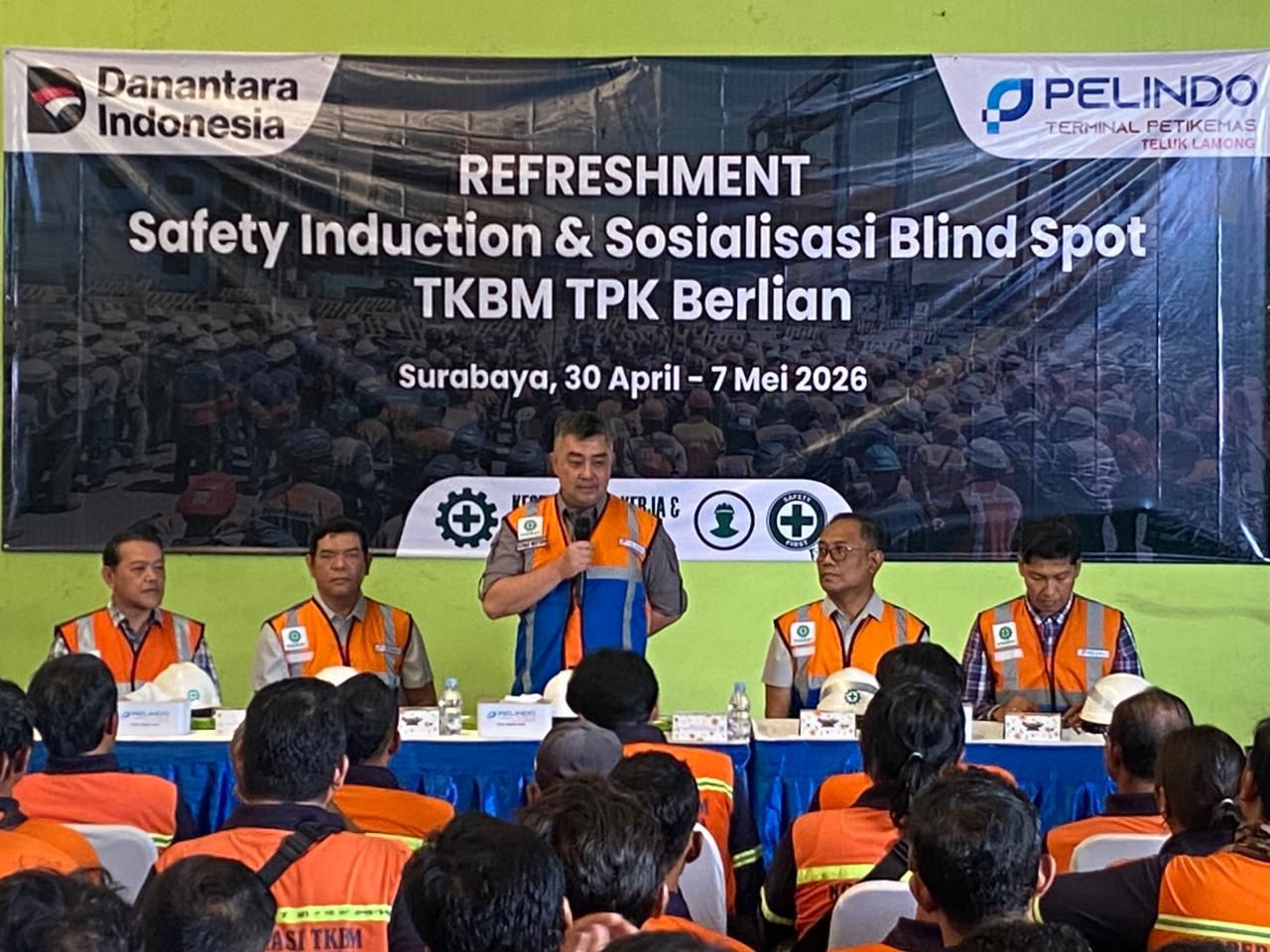 Perkuat Budaya K3, TPK Berlian Latih 835 Pekerja Bongkar Muat Tanjung Perak