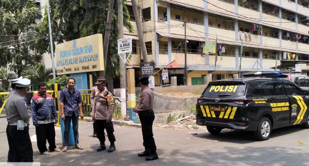 Polsek Karangpilang Tingkatkan Patroli, Sasar Rusun Warugunung