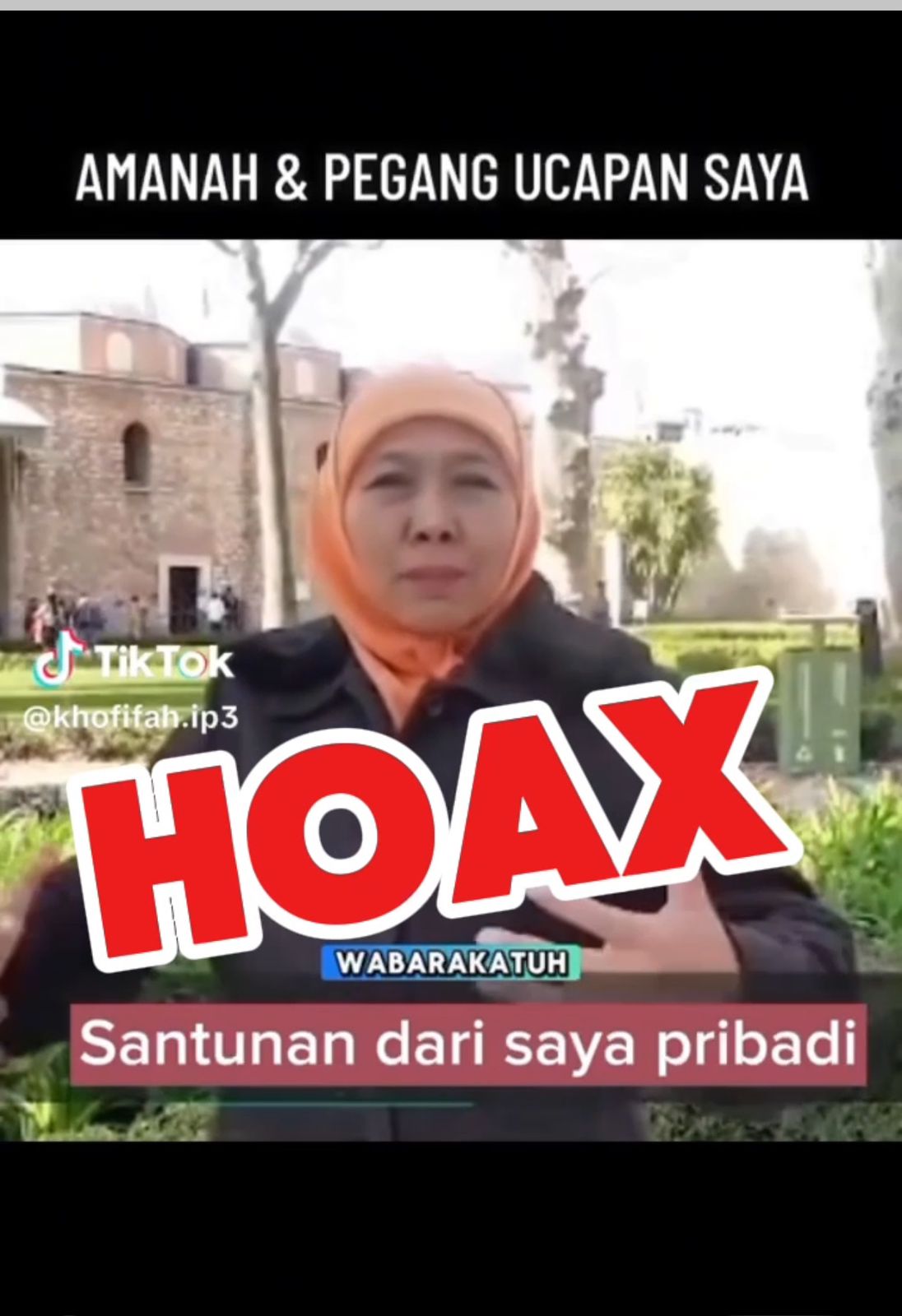 Viral Video Janji Bagikan Santunan, Khofifah Pastikan Hoaks