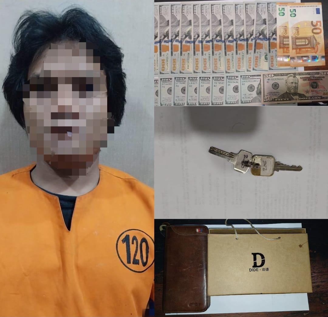 Gercep! Polresta Banyuwangi Tangkap Terduga Pencuri Uang WNA Kurang dari Satu Jam