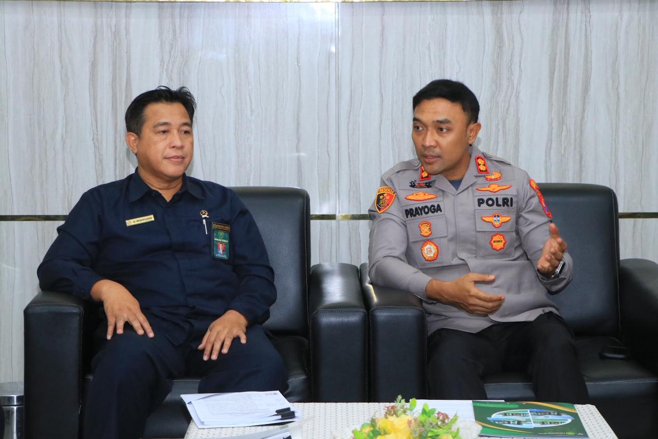 Kapolres AKBP Prayoga Angga Widyatama Terima Kunjungan Silaturahmi Dinas Pengadilan Agama Ngawi 