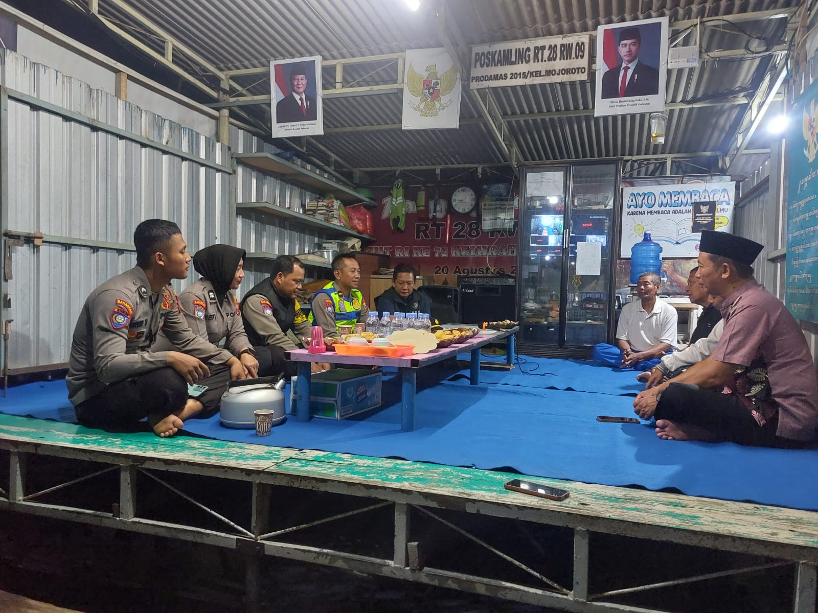 Polres Kediri Kota Gencarkan Program Satkamling Siap untuk Perkuat Keamanan Lingkungan