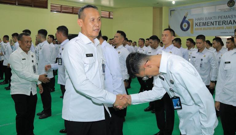 Lantik 91 CASN Tahun Anggaran 2024, Kakanwil Ditjenpas Jatim: Integritas Adalah Harga Mati!