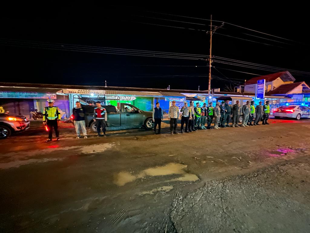 Polres Lamongan Gelar Patroli Gabungan Tiga Pilar 