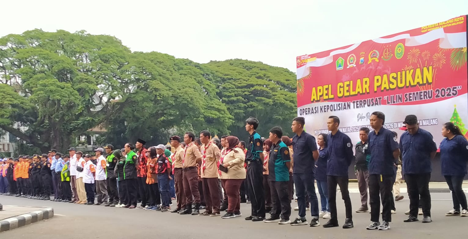 Pimpin Apel Gelar Pasukan, Walikota Bacakan Sambutan Kapolri