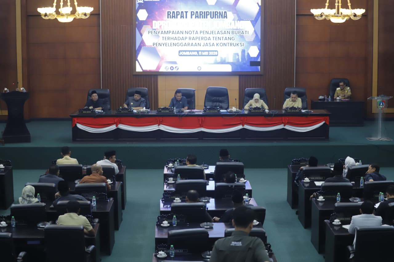 DPRD Jombang Godok Raperda Jasa Konstruksi, Siap Perkuat Pengawasan Proyek Daerah