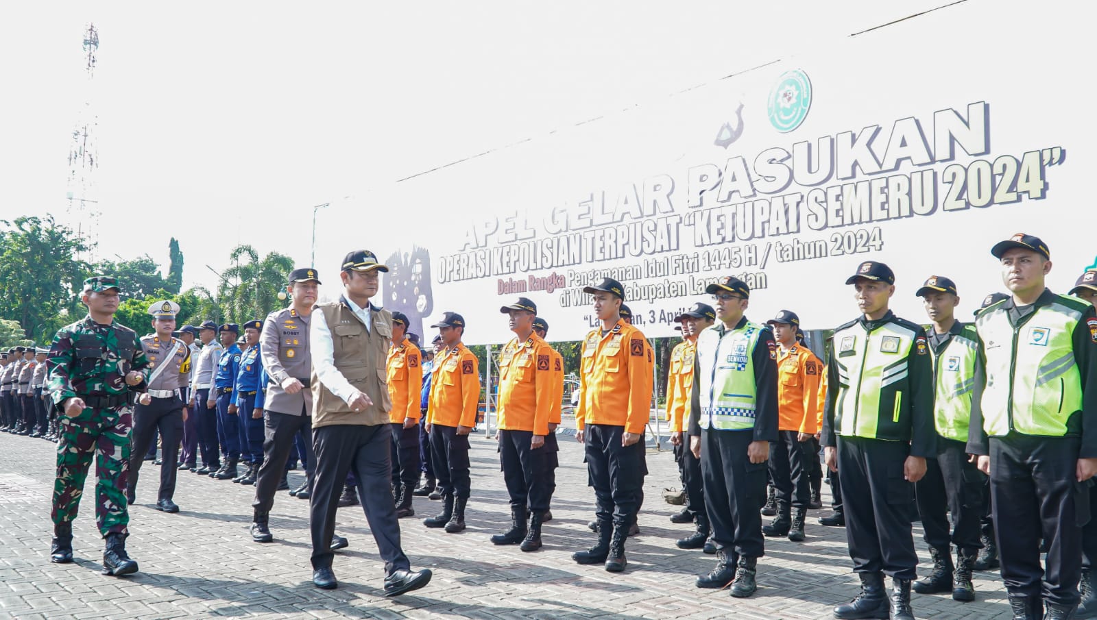 300 Personel Gabungan Diterjunkan dalam Pengamanan Lebaran di Lamongan