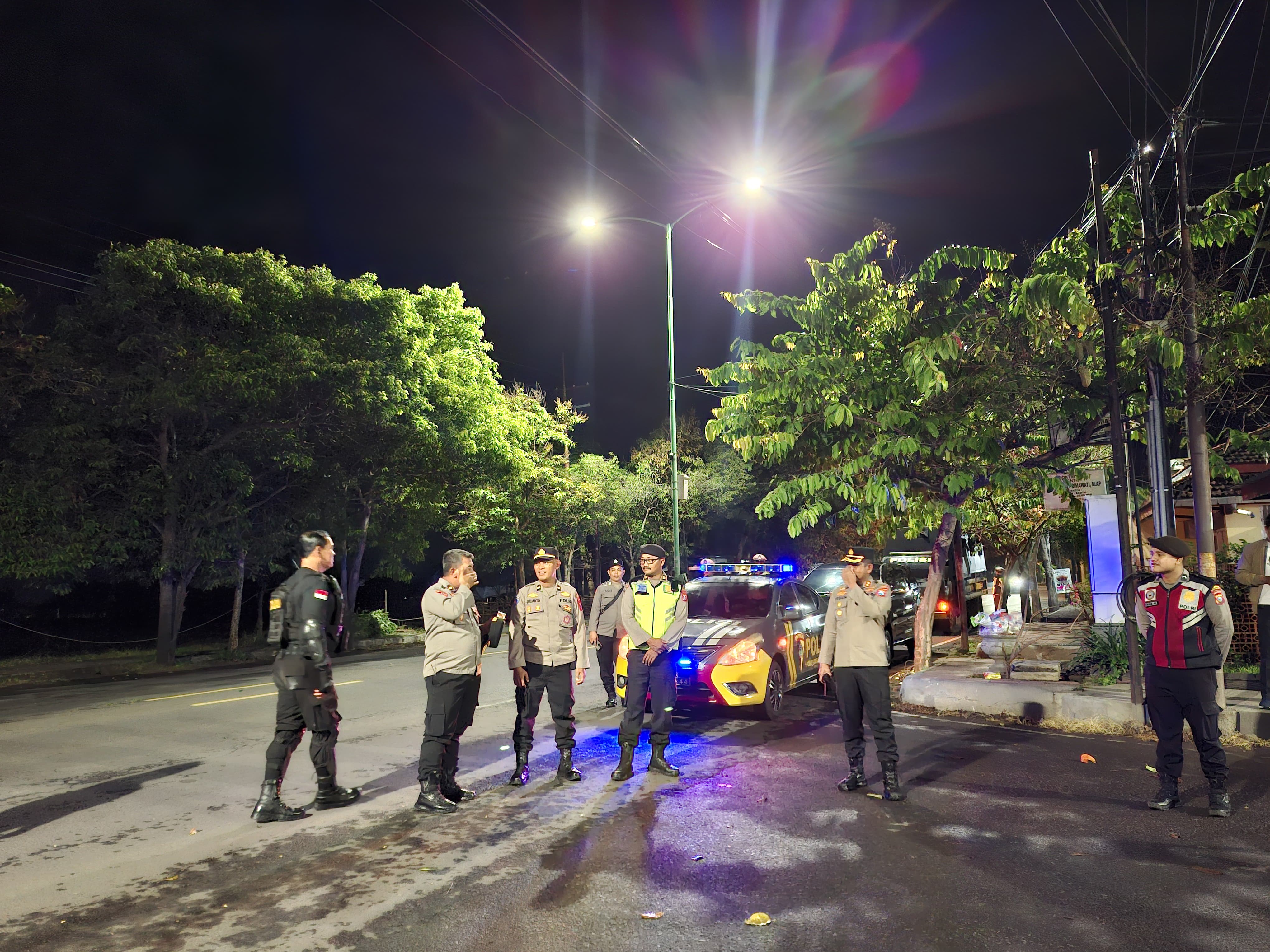 Ciptakan Harkamtibmas Akhir Pekan; Polresta Banyuwangi Gelar KRYD Patroli Skala Besar