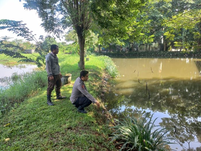 Polsek Sidoarjo Kota Optimalkan Lahan Ketahanan Pangan Rangkah Kidul