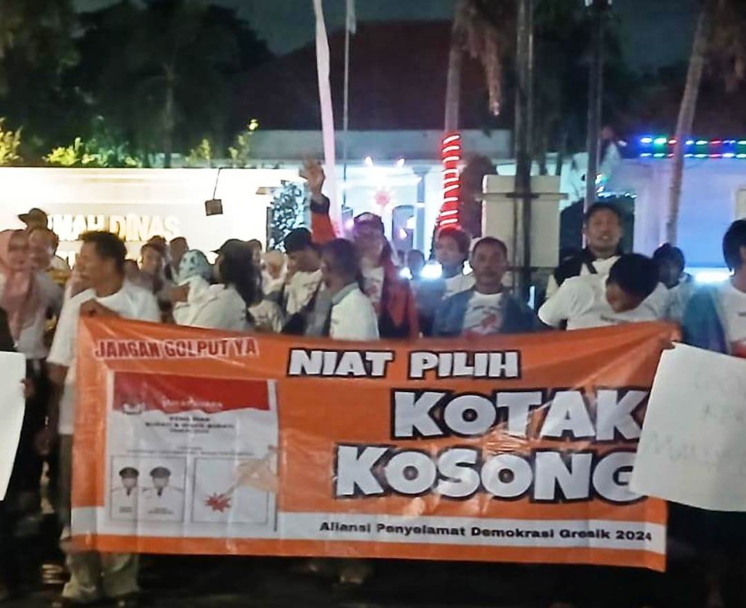 Gerakan Pilih Kotak Kosong Muncul di Pilbup Gresik