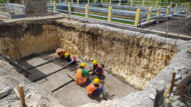 Proyek Peningkatan IPLT Ngawi Melebihi Target