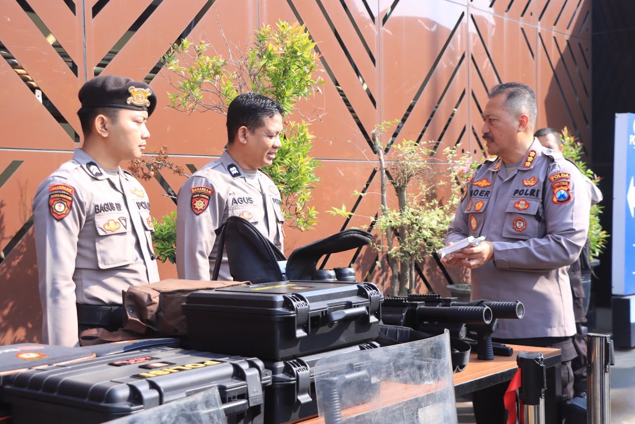 Tingkatkan Profesionalisme, Polres Ngawi Terima Supervisi Ditsamapta Polda Jatim