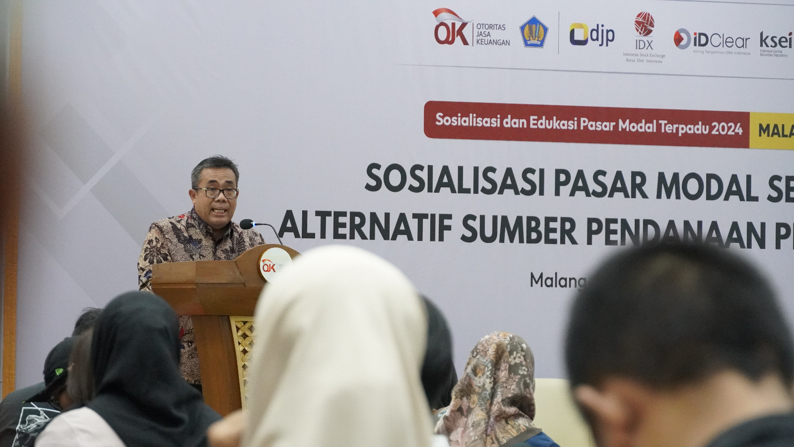 100 Direktur Perusahaan Hadiri Sosialisasi Pasar Modal Terpadu