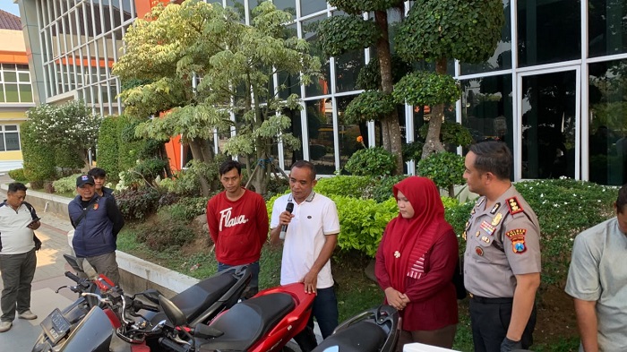 Polres Gresik Ungkap 7 Kasus Curanmor, Amankan 11 Tersangka 