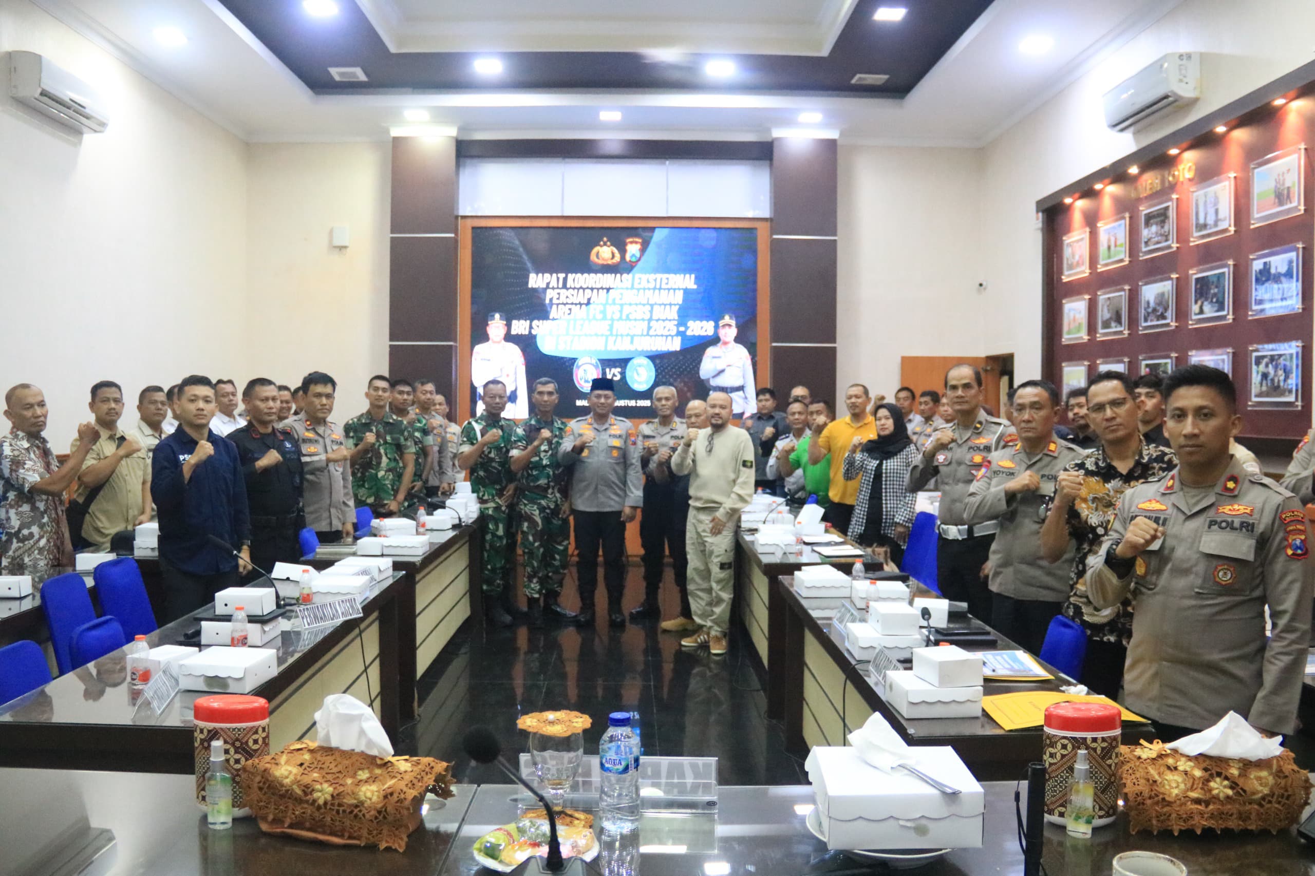 Polres Malang Matangkan Pengamanan Laga Perdana Arema FC di Kanjuruhan