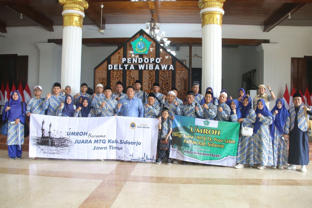 7 Juara MTQ Asal Sidoarjo Dihadiahi Umrah