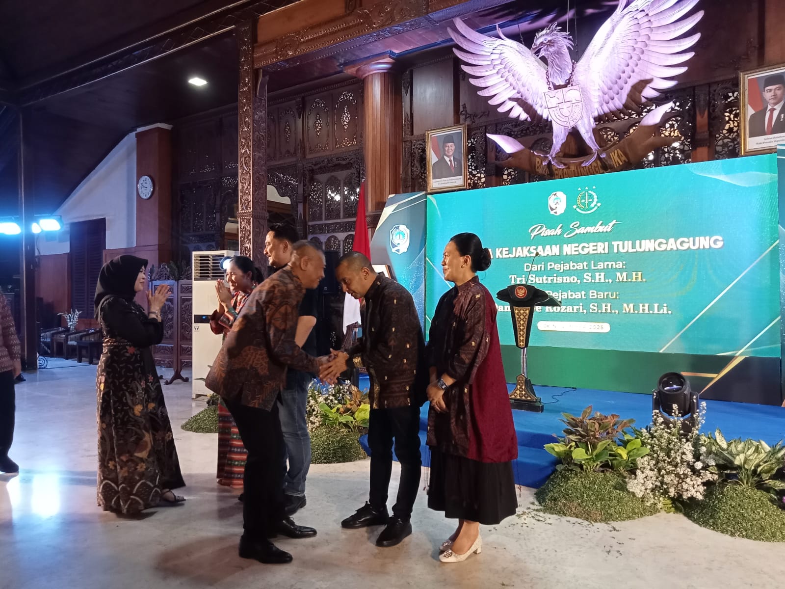 Pisah Sambut Kajari Tulungagung, Momen Hangat Penuh Keakraban di Pendopo Kabupaten