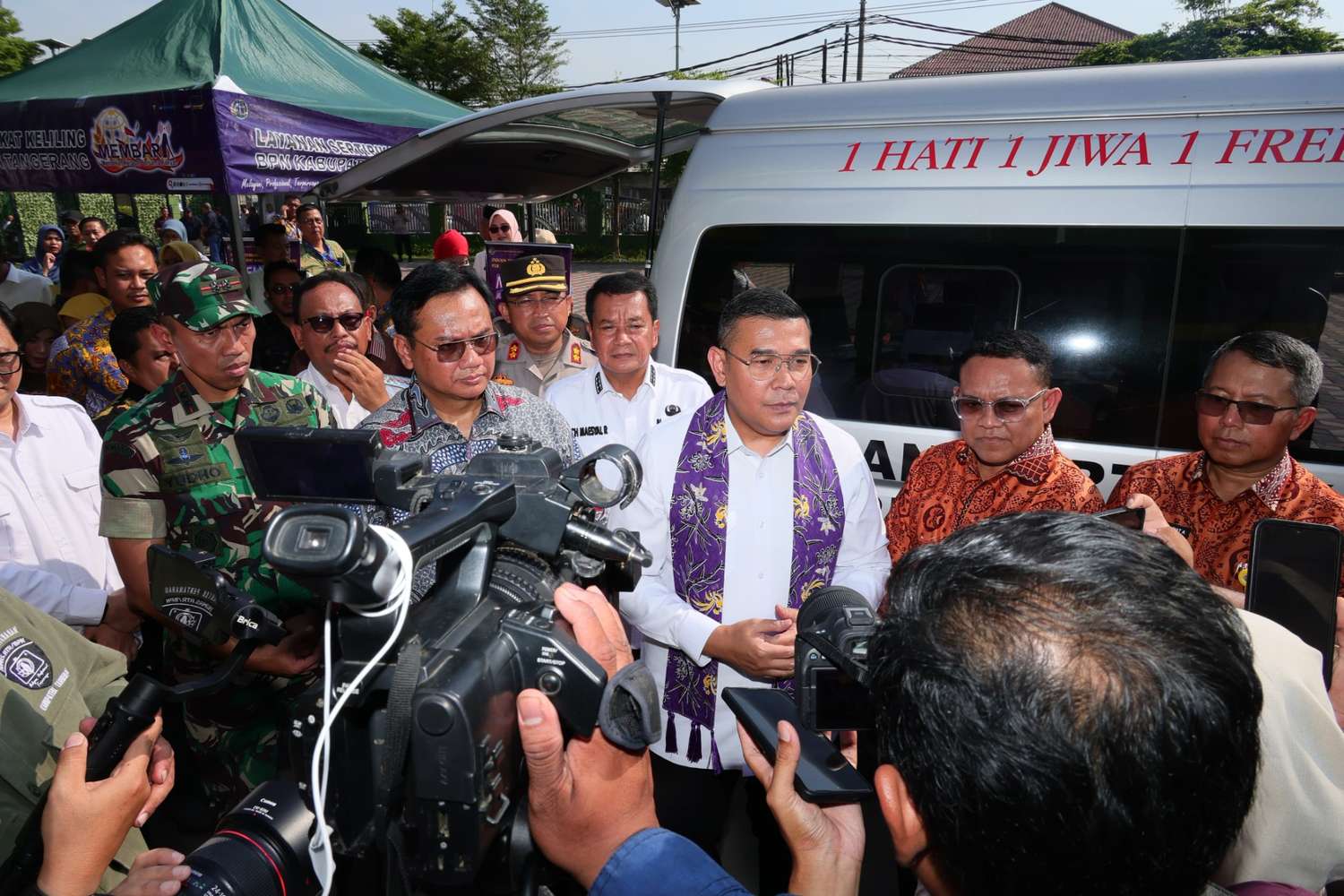Tinjau Layanan Sertipikat Keliling di Kabupaten Tangerang, Wamen Ossy: Wujud Peningkatan Pelayanan Publik