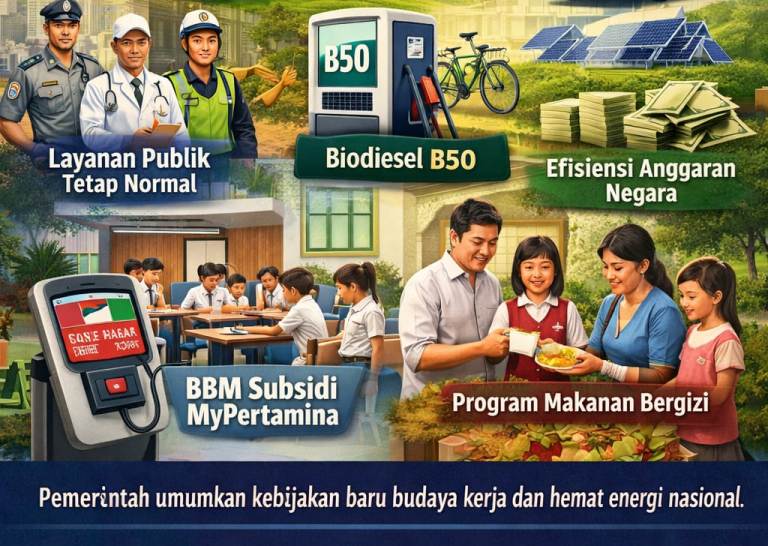 Pemerintah Terapkan 8 Transformasi Budaya Kerja dan Hemat Energi Mulai 1 April