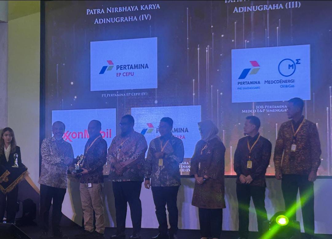 Pertamina EP Cepu Raih Penghargaan Tertinggi Keselamatan Migas Patra Nirbhaya Karya Utama