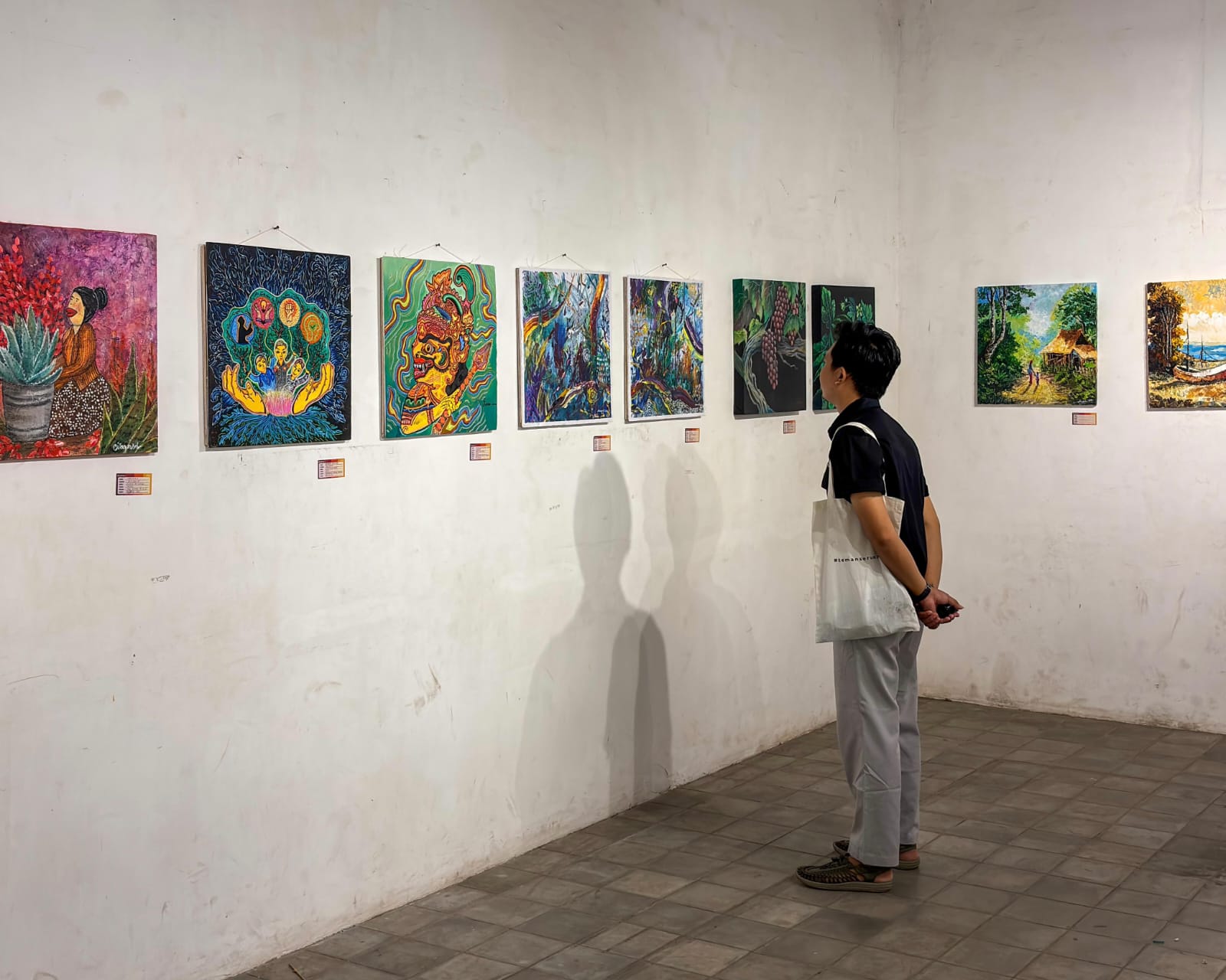 35 Karya Seni Dipamerkan di Perpustakaan Mula Malurung Lumajang