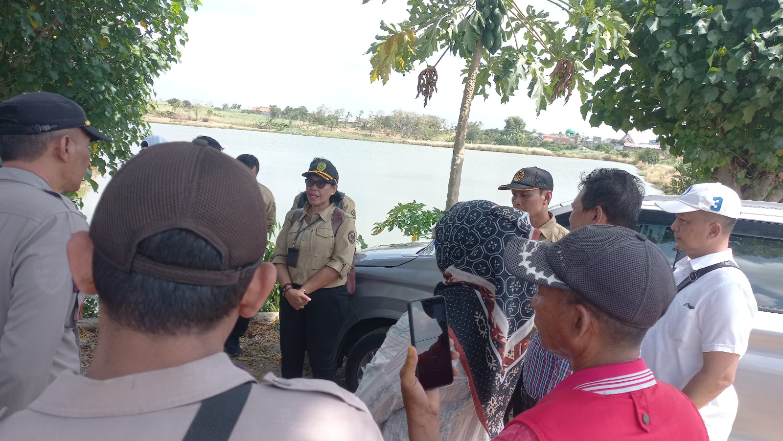 PN Lamongan Laksanakan Konstatering Sebidang Tanah di Desa Pelang