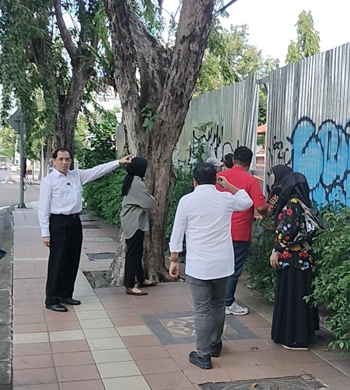 Miris! Cagar Budaya di Jantung Kota Surabaya Rata dengan Tanah, Komisi D DPRD Gelar Sidak