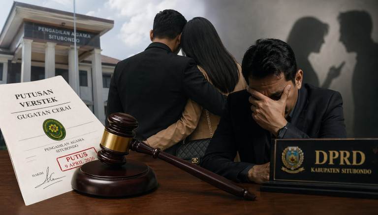 Dugaan Perselingkuhan Anggota DPRD Situbondo Berujung Gugatan Cerai di PA