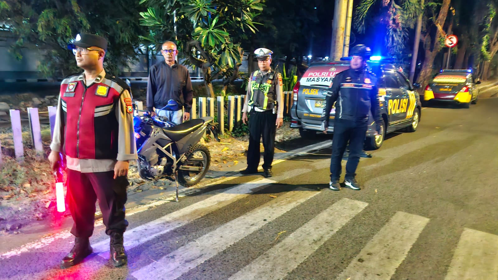 Antisipasi Balap Liar, Polsek Buduran Masifkan Patroli Malam