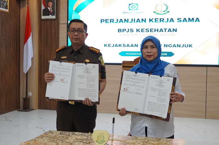 BPJS Kesehatan Cabang Kediri dan Kejari Nganjuk Perkuat Sinergi Dukung Keberlanjutan Program JKN