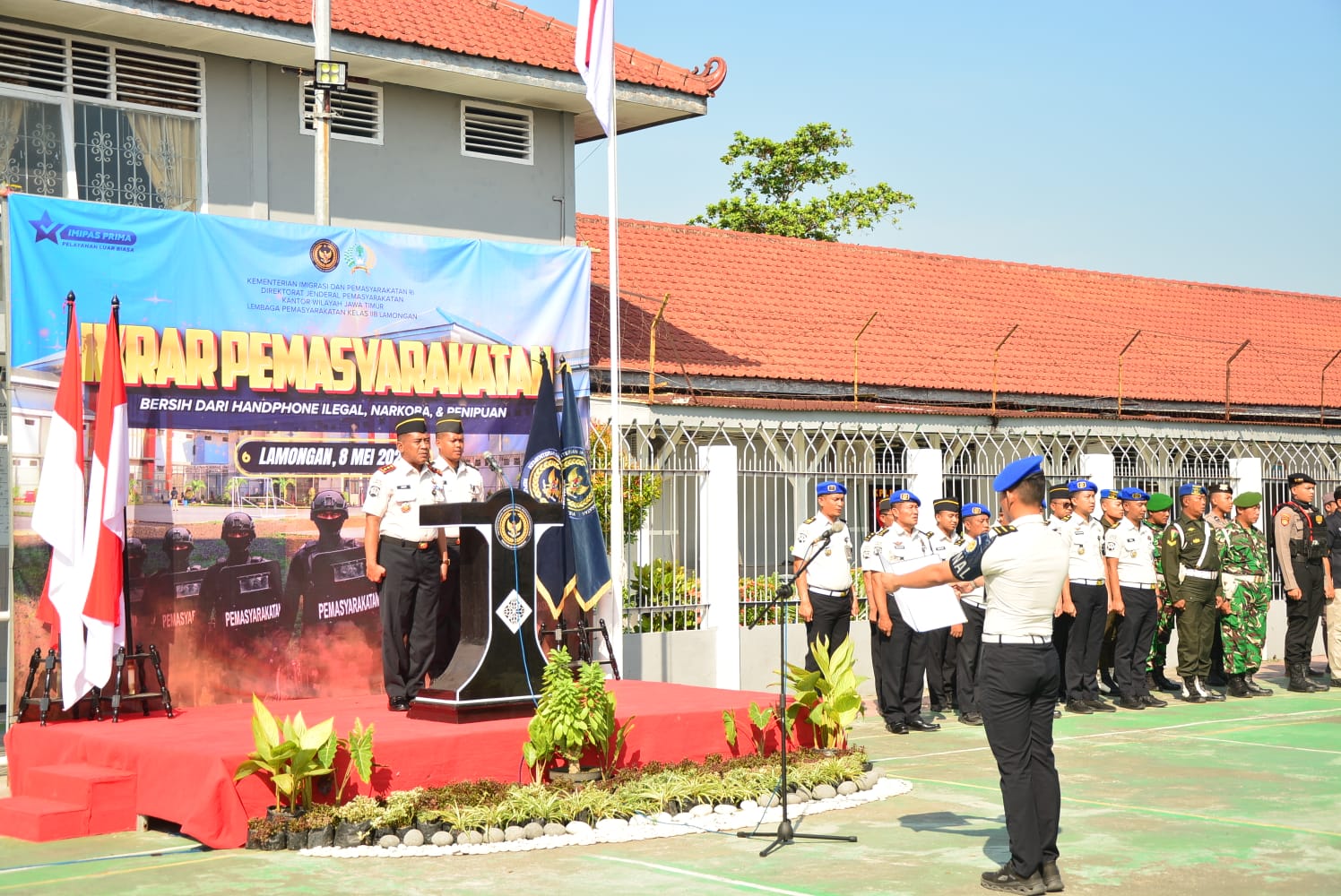 Kalapas Lamongan Ikrar Zero Halinar Bersama APH dan Stakeholder
