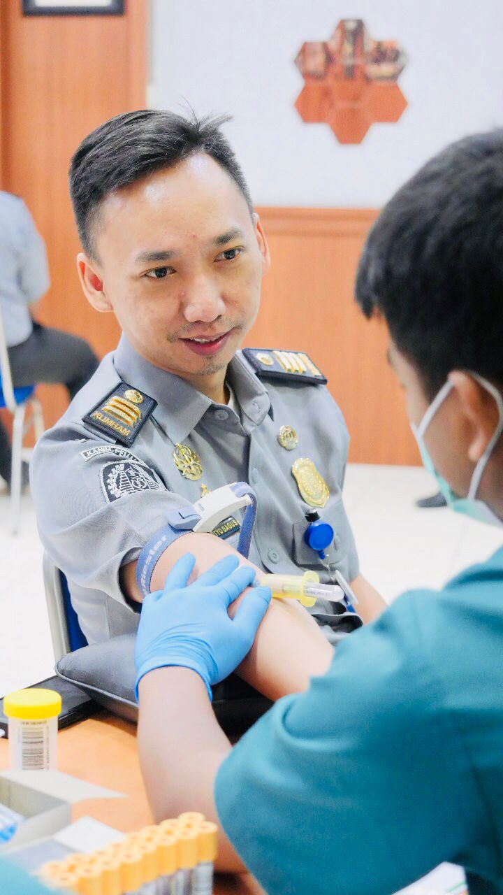 Deteksi Dini Kesehatan Pegawai, Imigrasi Pemalang Gelar Medical Check Up