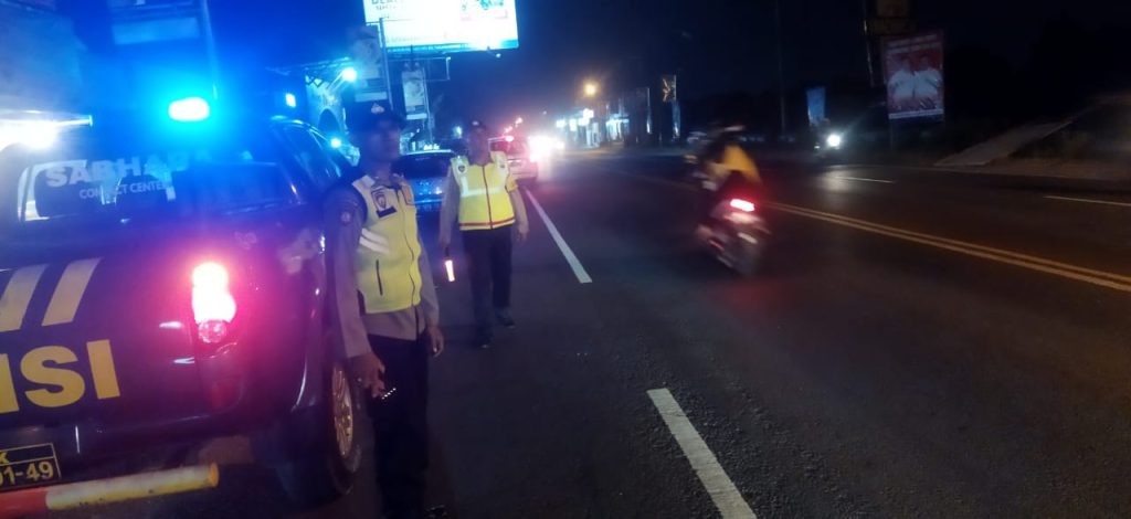 Polres Tulungagung Gelar Patroli, Antisipasi Aksi Lempar Kaca Mobil di Malam Hari