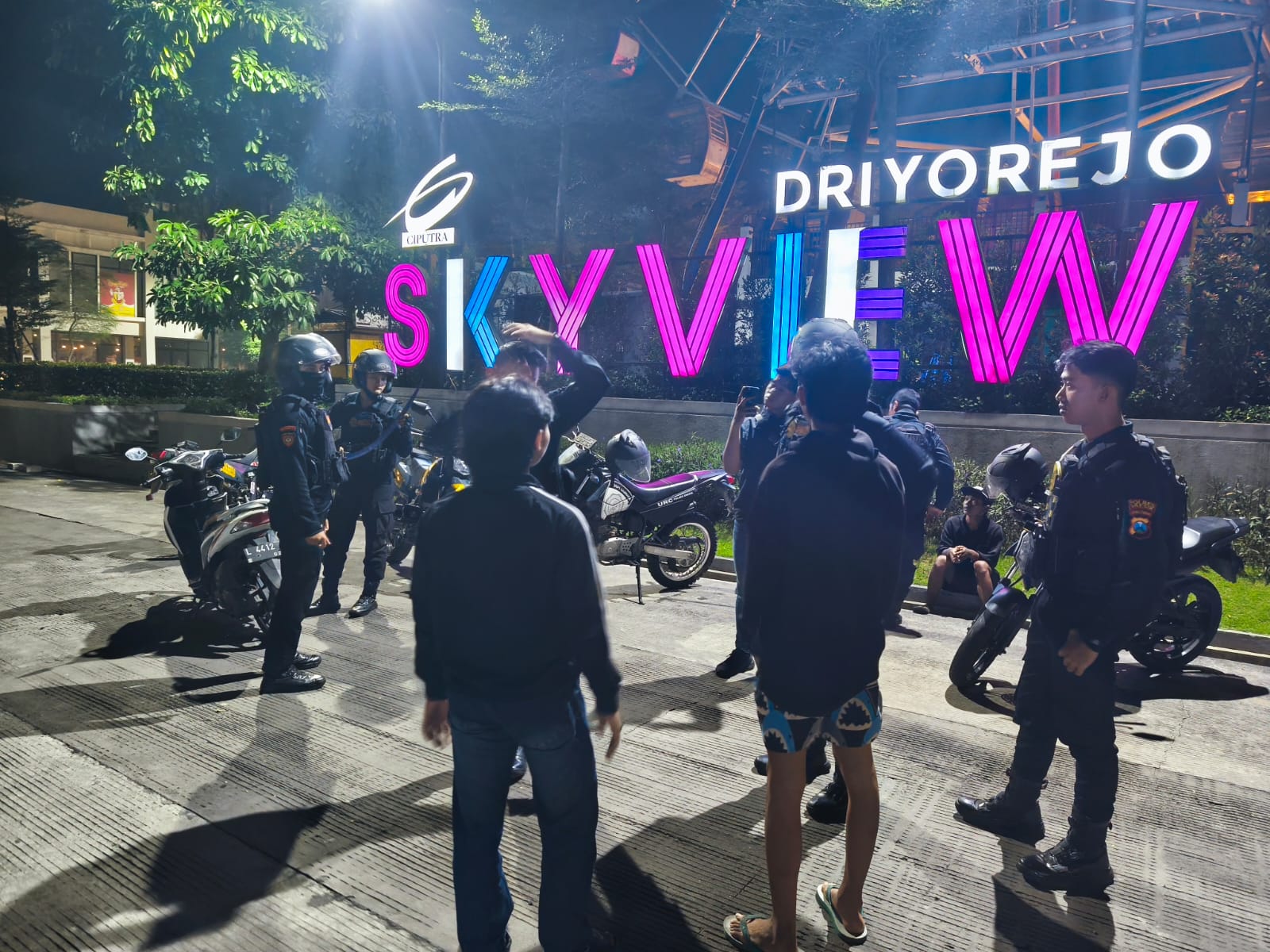 Tim Raimas Kalam Munyeng Polres Gresik Gagalkan Tawuran Antar Geng